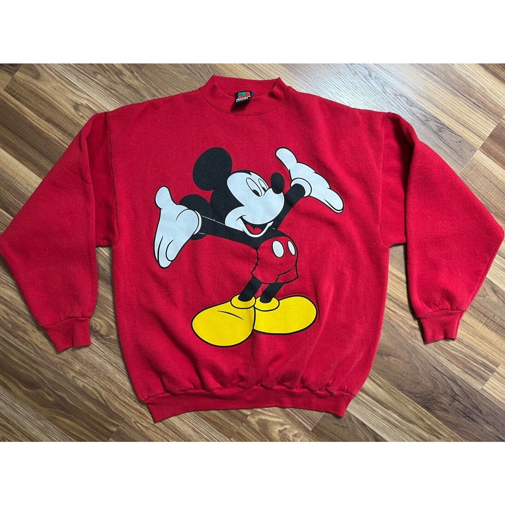 Vintage Mickey Mouse Sweater - Disney Unlimited ~SZ XL - By Jerry Leigh